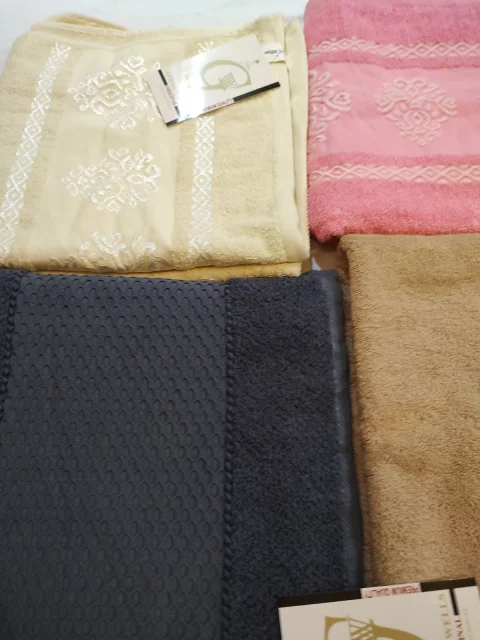 100% cotton multi-color towels for wholesale