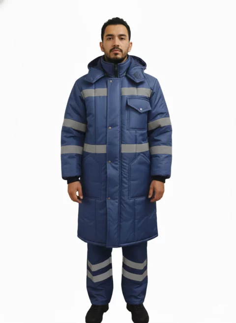 بالطو طويل حتي الركبة ضد التبريد لمستوداعات التجميد