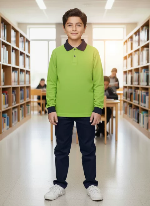 Polo T-shirt with sleeves for children Uniform GW