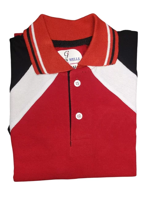 بولو تي شيرت نصف كم للاطفال يونيفورم جي دبليو