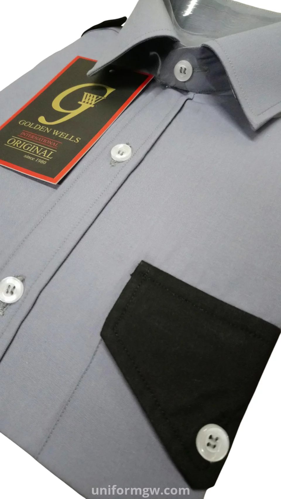 قميص رجالي قميص عمل وزي موحد بأكمام طويلة