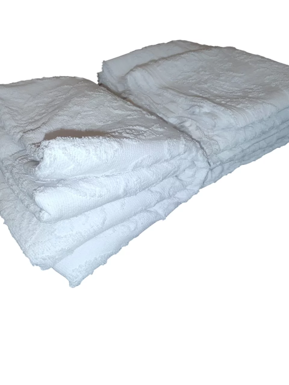 Cotton Ihram Set, 2 Pieces, 1165 Grams - White