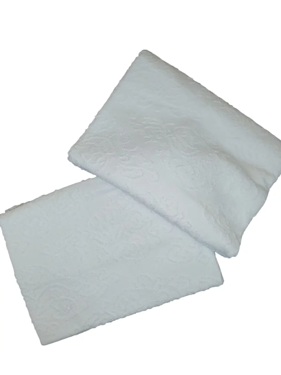 Ihram Set, 2 Pieces, 1070 Grams -100% Cotton - White