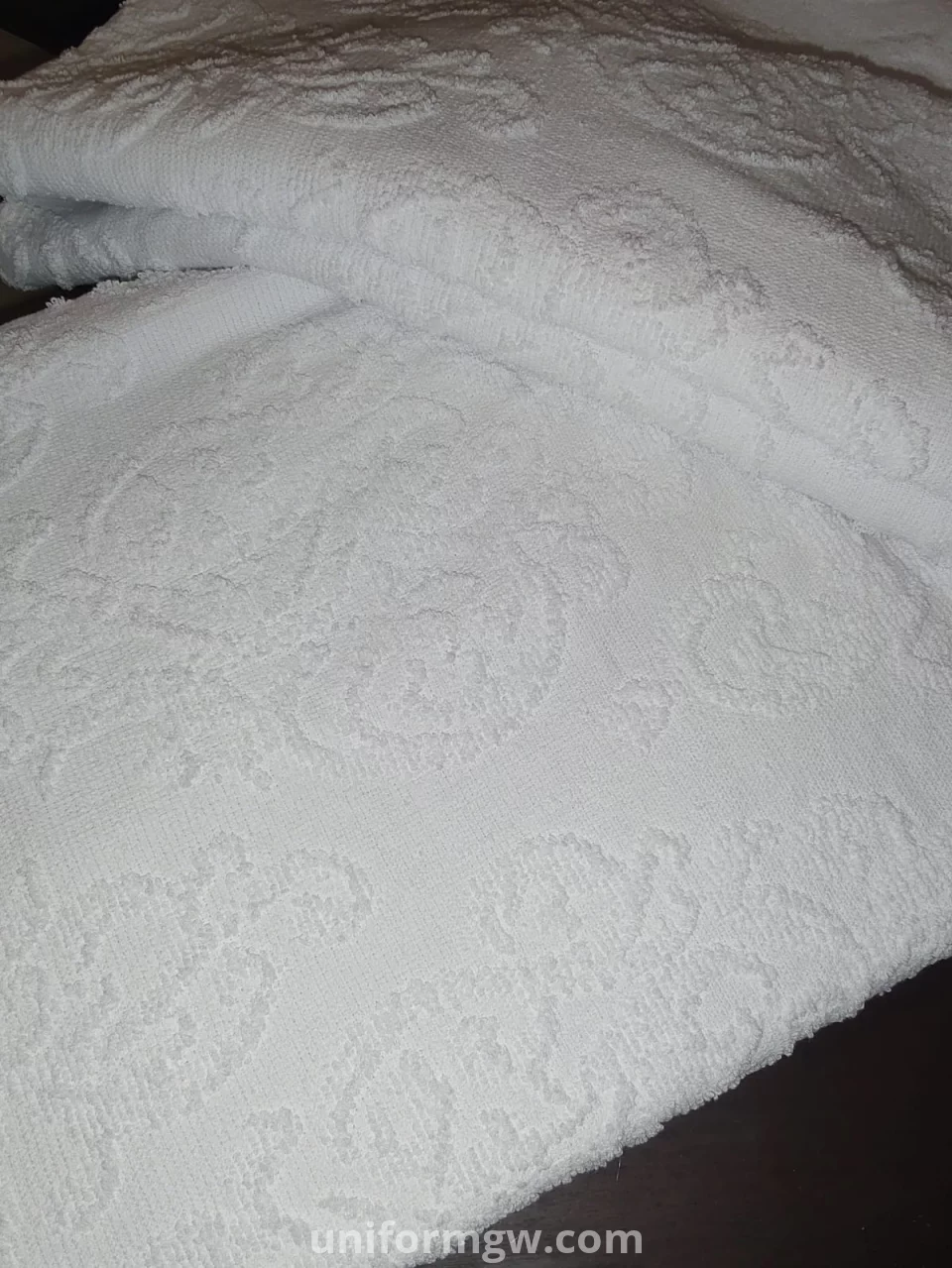 Ihram Set, 2 Pieces, 1070 Grams -100% Cotton - White