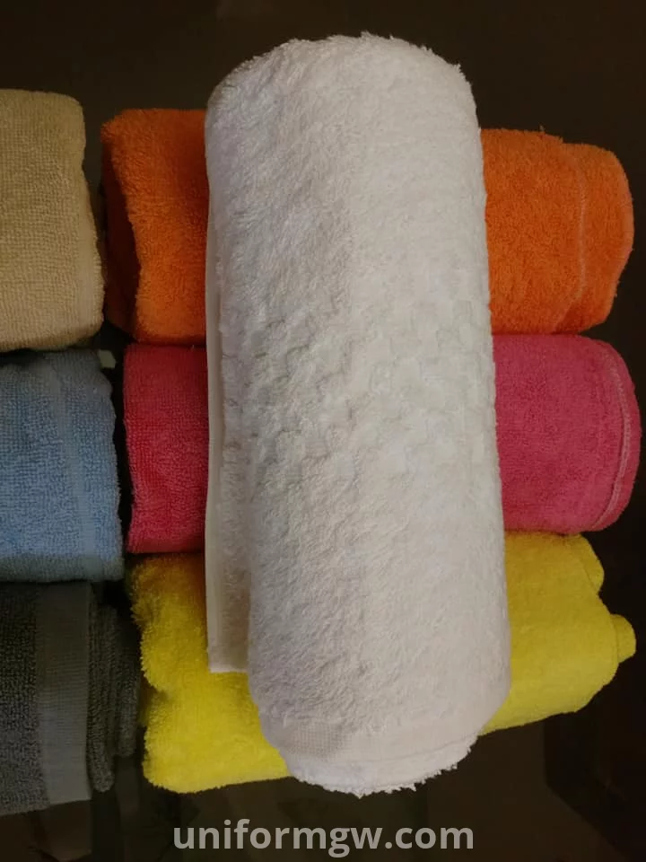 100% cotton multi-color towels for wholesale