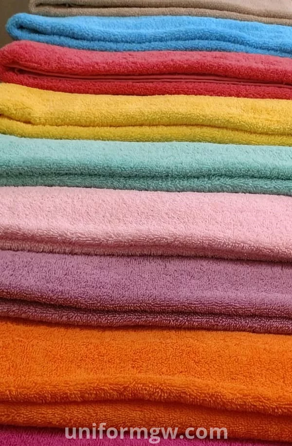 100% cotton multi-color towels for wholesale