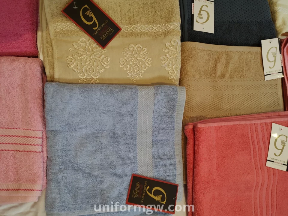 100% cotton multi-color towels for wholesale