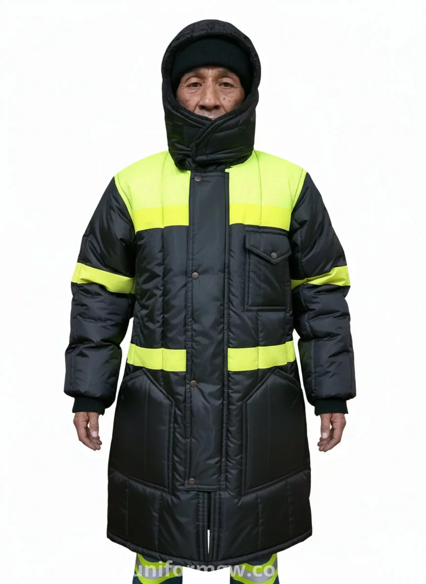 بالطو طويل حتي الركبة ضد التبريد لمستوداعات التجميد