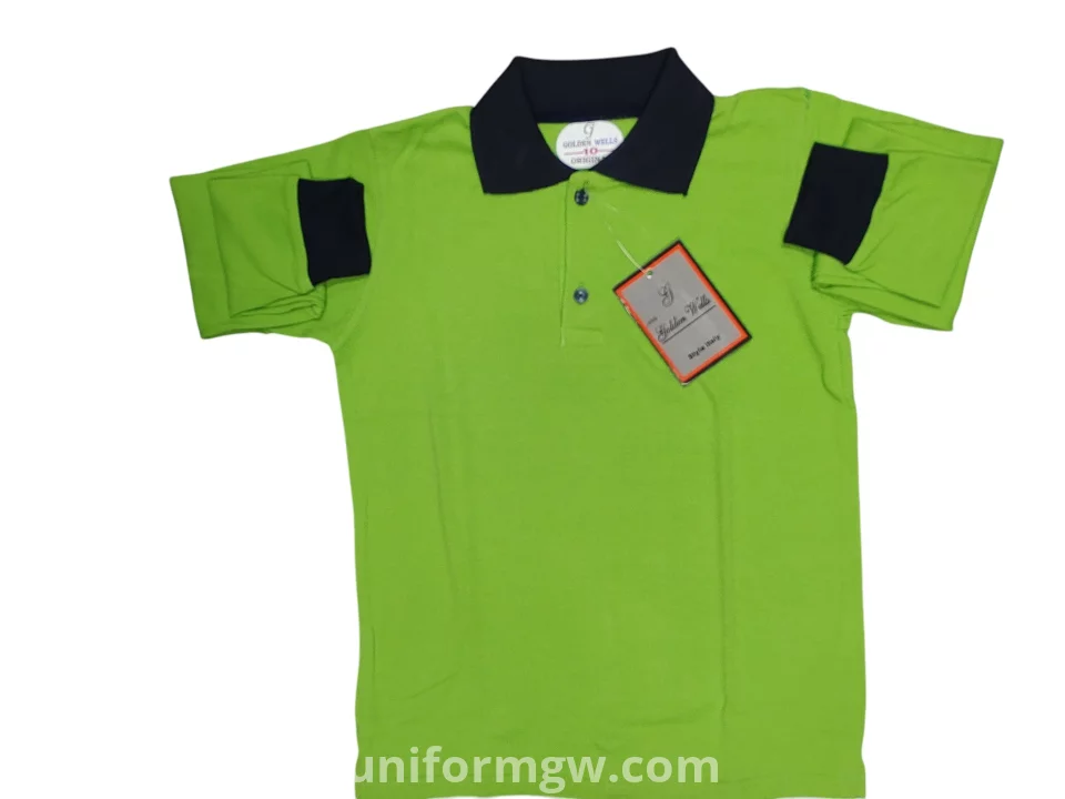 بولو تي شيرت بكم للاطفال يونيفورم جي دبليو