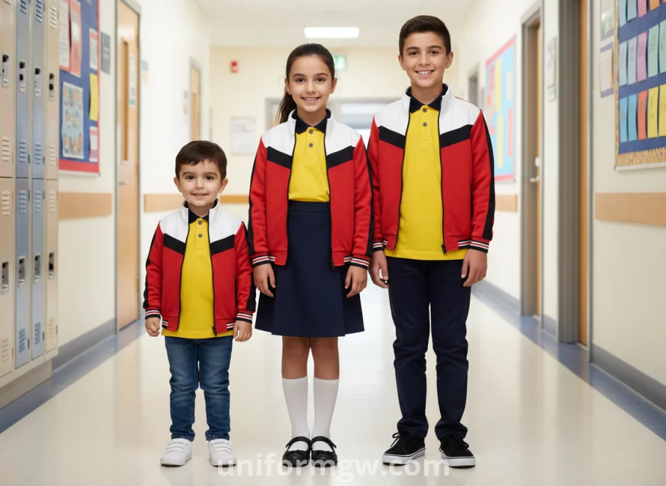 سويت شيرت عالى الكثافة للاطفال يونيفورم جي دبليو