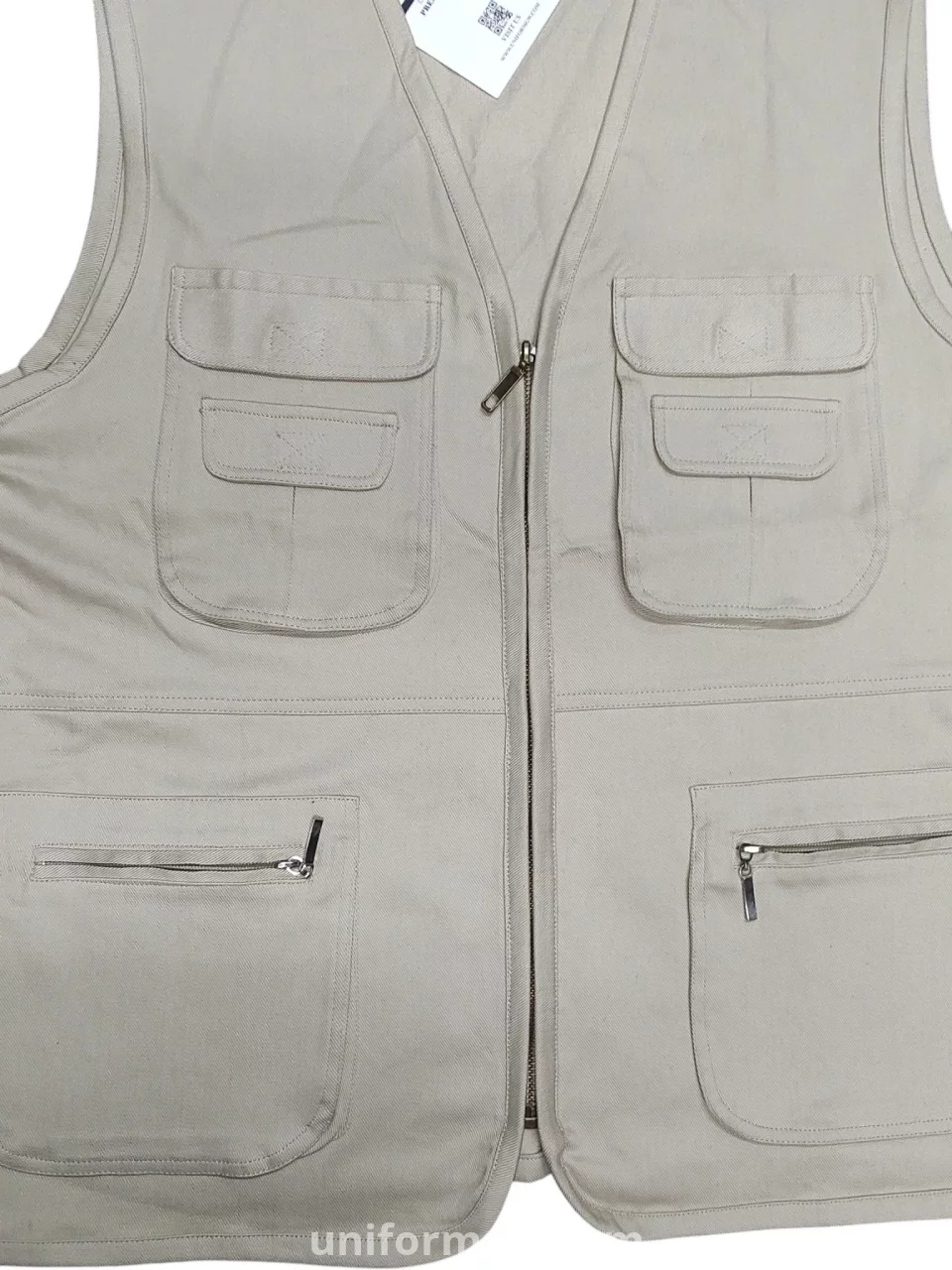Multi-Pocket Heavyweight Gabardine Vest  Uniform GW