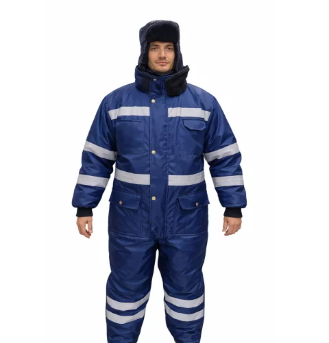 Freezer Jumpsuit With Reflective Stripes