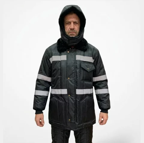 Anti-cooling jacket for cold storage warehouses