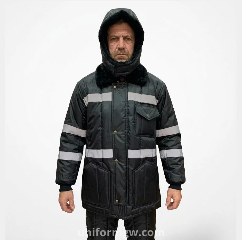 Anti-cooling jacket for cold storage warehouses