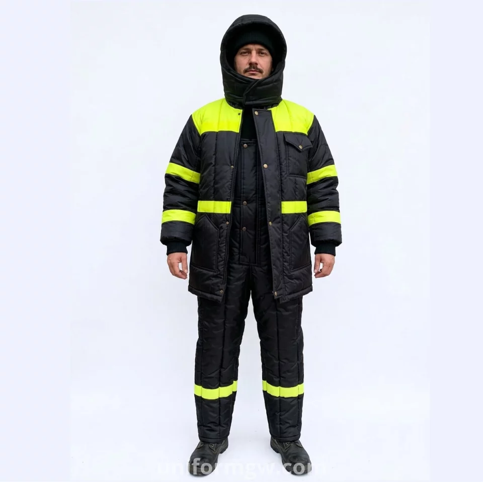 Cold-resistant suits for cold storage