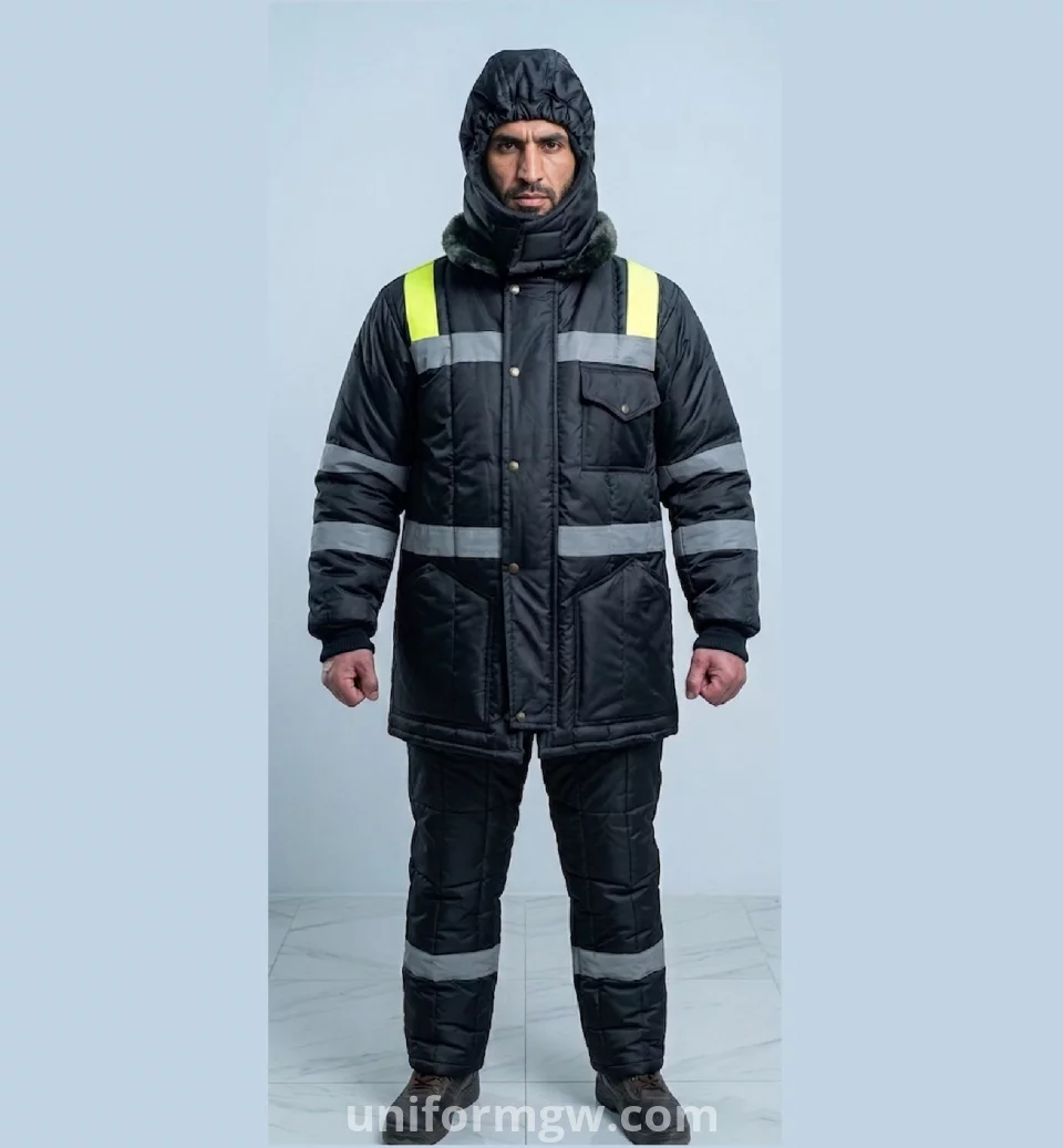 Freezer suits for cold storage facilities