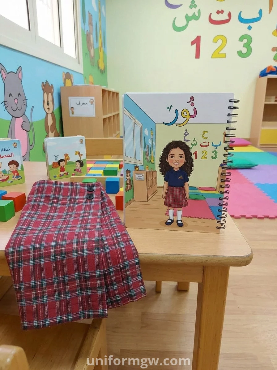 Girls' Summer Skort with Elastic Waist