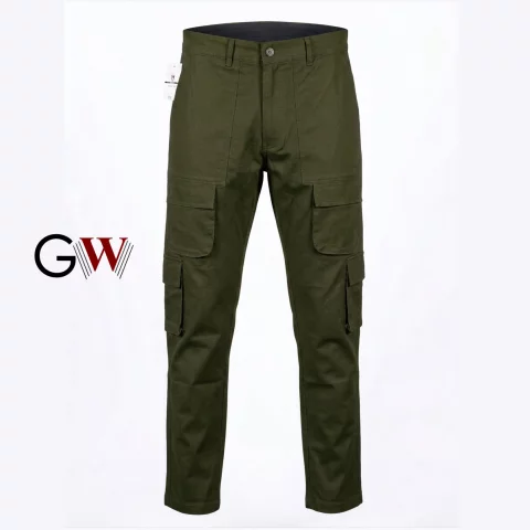 Gabardine Cargo Trousers 8 pockets 3