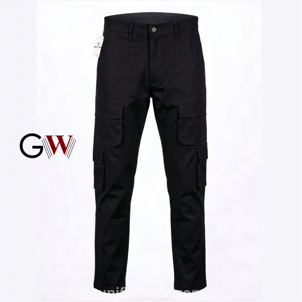 Gabardine Cargo Trousers 8 pockets