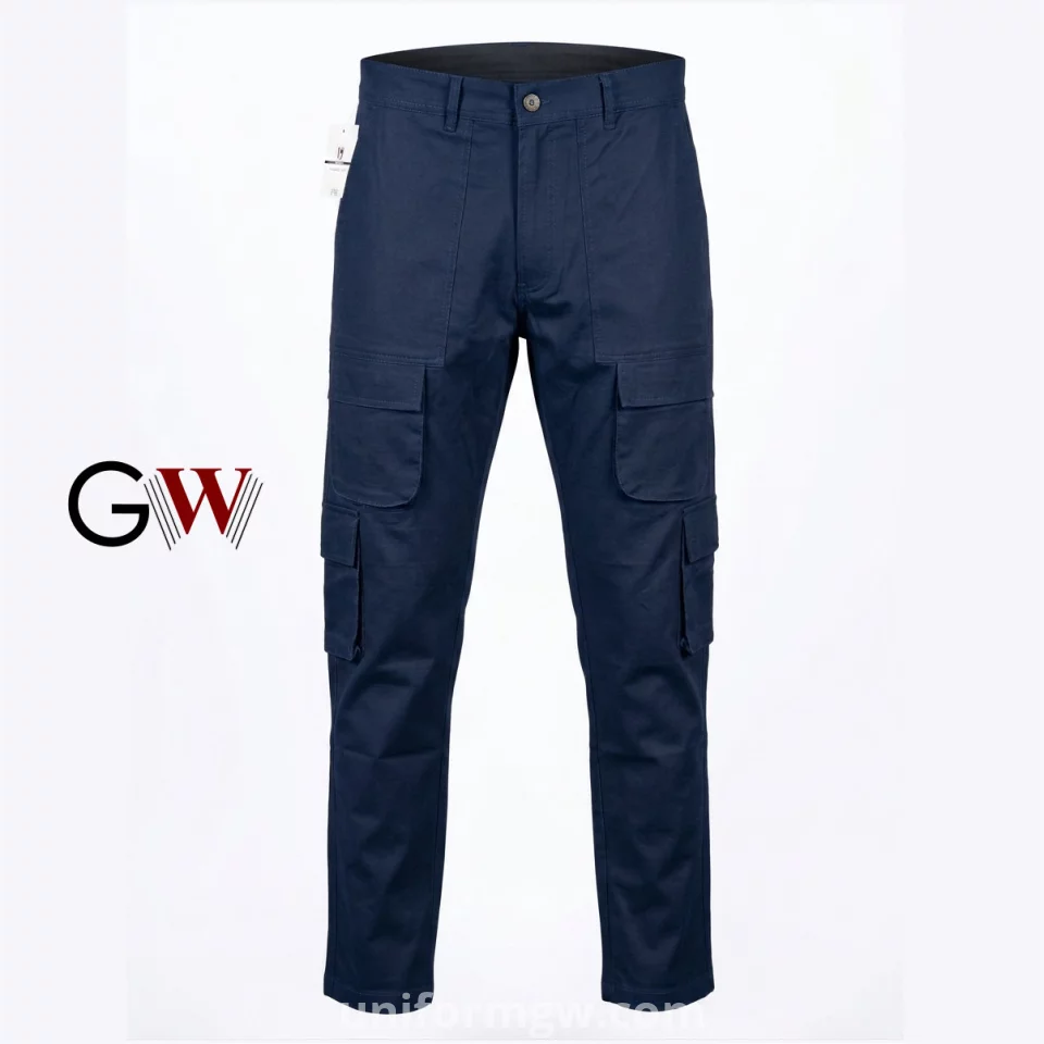 Gabardine Cargo Trousers 8 pockets