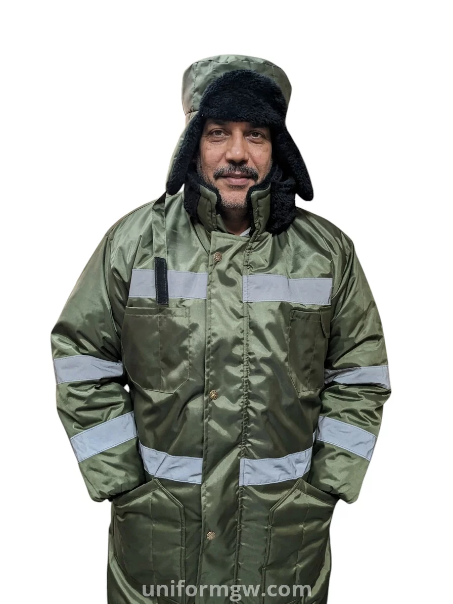 Refrigerated Coat for superior protection inside cold storage facilities