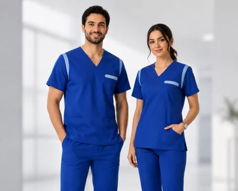 The GW Uniforms Professional Medical Scrub Set