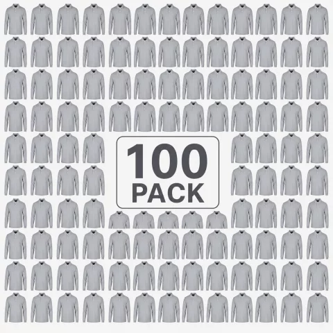 Pack of Cotton Polo T-Shirt Long Sleeves