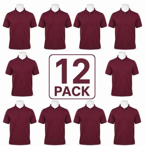 pack of Cotton Polo Short-Sleeve T-Shirt