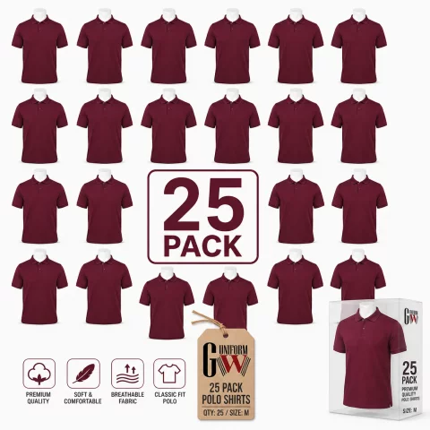 pack of Cotton Polo Short-Sleeve T-Shirt