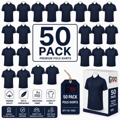 Pack Half-Sleeve Cotton Polo Shirt 3