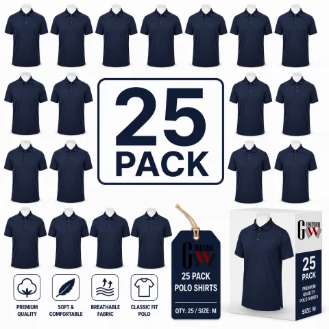 Pack Half-Sleeve Cotton Polo Shirt 4