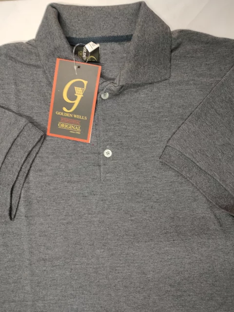 pack of Dark Gray Cotton Polo Short-Sleeve T-Shirt 7