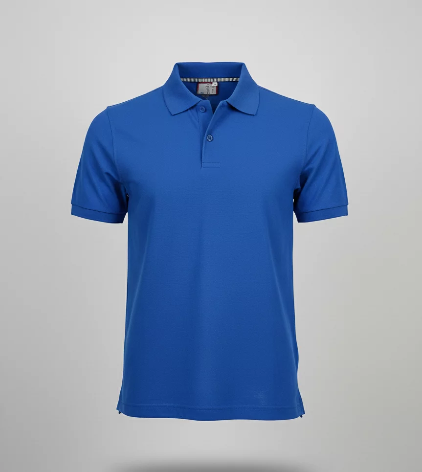 Pack of Navy Blue Cotton Polo Shirts with Half Sleeves