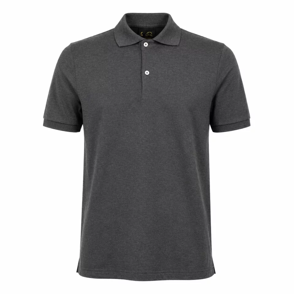 pack of Dark Gray Cotton Polo Short-Sleeve T-Shirt