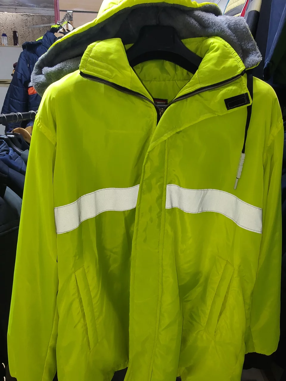 Long Coat Waterproof Lined with fur